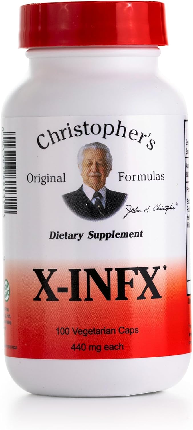 Christopher's Original Formulas Fórmula X-INFX, Natural Immune Support, 100 Capsules