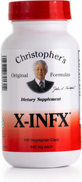 Christopher's Original Formulas Fórmula X-INFX, Natural Immune Support, 100 Capsules