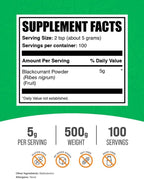 BulkSupplements Polvo de Grosella Negra 500g - Superalimento Secado al Aire y Sin Gluten