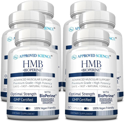 Approved Science HMB - 1500 mg de HMB de – Favorecer el aumento de masa muscular cuando se combina con ejercicio – Image 1