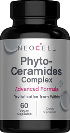 NeoCell Phytoceramide Complex | 60 Cápsulas | Fórmula Avanzada | Ceramidas Vegetales Veganas