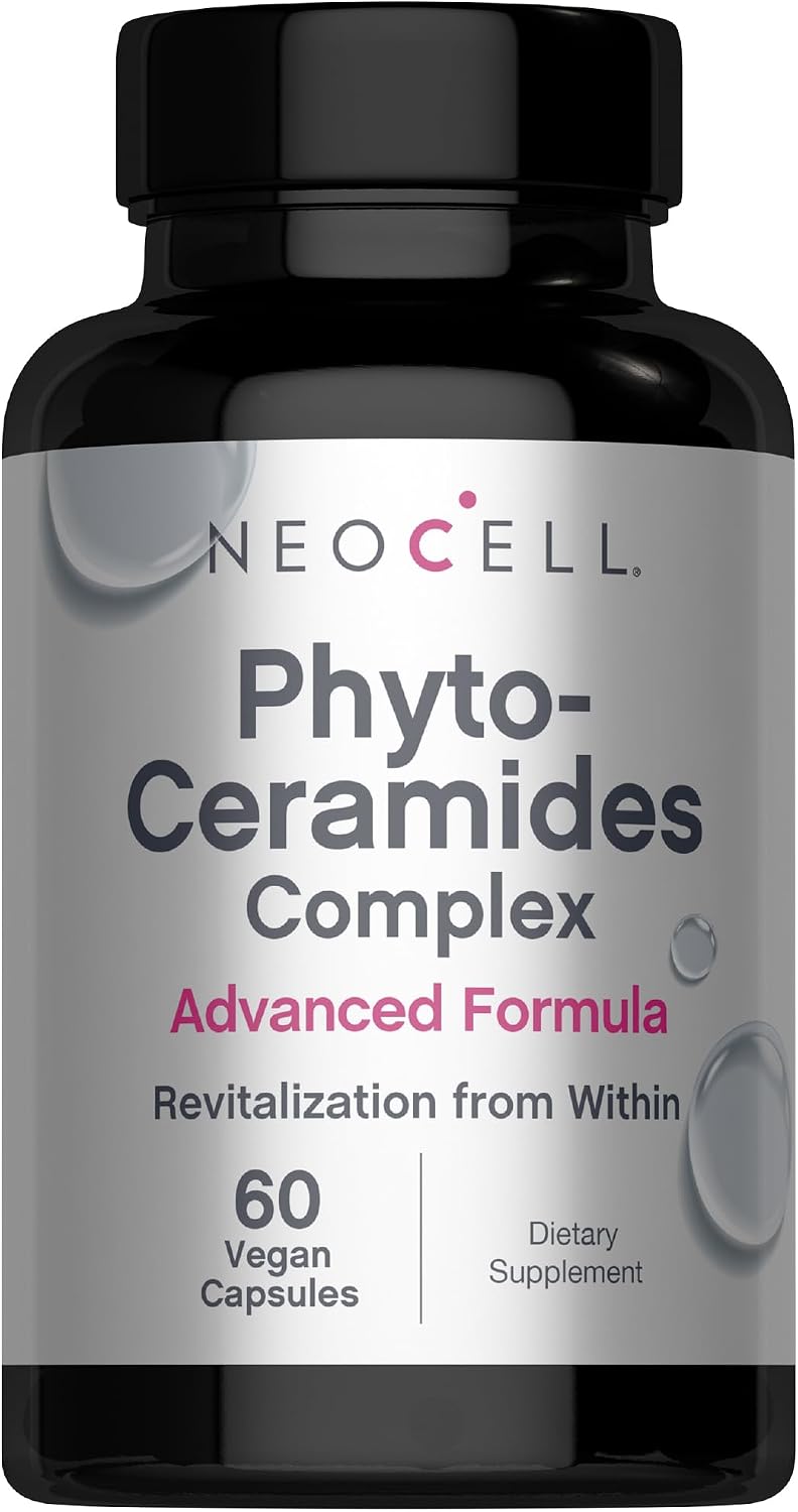 NeoCell Phytoceramide Complex | 60 Cápsulas | Fórmula Avanzada | Ceramidas Vegetales Veganas