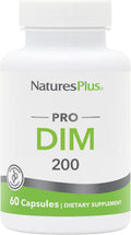 NaturesPlus PRO DIM 200 mg - 60 Cápsulas - Apoyo al Equilibrio Estrogénico - Vegano y Sin Gluten