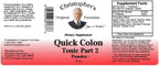 Christopher's Original Formulas Quick Colon #2 Polvo Herbal – 227 g (8 oz) – Complemento Alimenticio para el Apoyo Digestivo