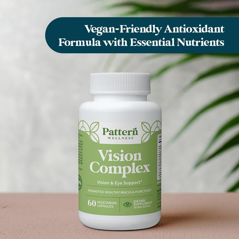 Pattern Wellness Vision Complex – Complejo para la Visión con Luteína y Zeaxantina – 60 Cápsulas Veganas