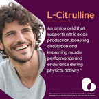 BESTVITE L-Citrulina 750mg por Cápsula (120 Cápsulas Vegetarianas) - Sin Estearatos - Sin Sílice - Sin Rellenos - No OGM - Sin Gluten - Vegano