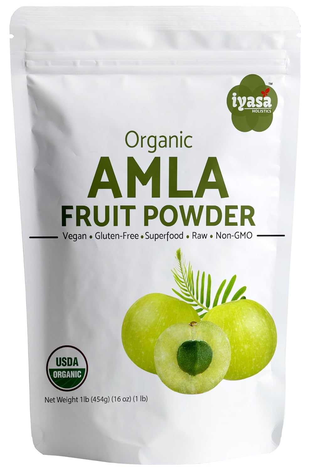Polvo de Amla Orgánico 454 g - Iyasa Holistics