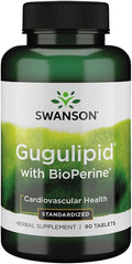 Swanson Gugulipid con Bioperine (Estandarizado) 90 Comprimidos