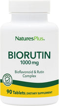 NaturesPlus Biorutin 1000 mg - 90 comprimidos - Bioflavonoides y complejo de rutina