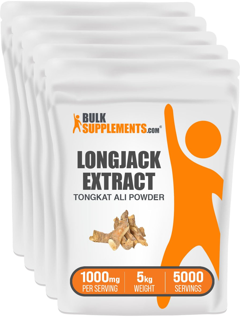 Longjack (Tongkat Ali) Extract Powder - 1g per serving, 50g - Gluten Free