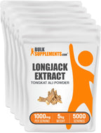 BulkSupplements.com Extracto de Longjack en Polvo - Tongkat Ali - Sin Gluten, 1g por Ración, 250g (8.8 oz)