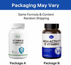 HUJ High-Activity B Vitamins - Complejo de 8 Vitaminas B con Inositol y D-Chiro Inositol - 60 Cápsulas