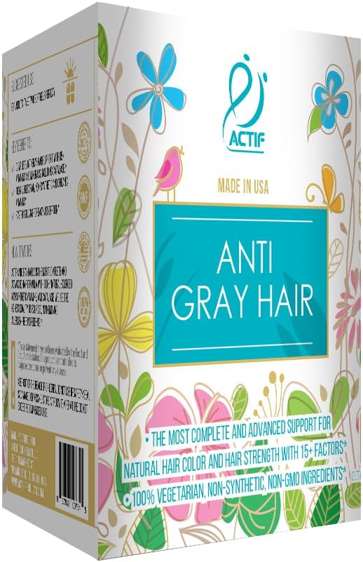 ACTIF Anti-Gray Hair Mega Support for Women - 90 Cápsulas