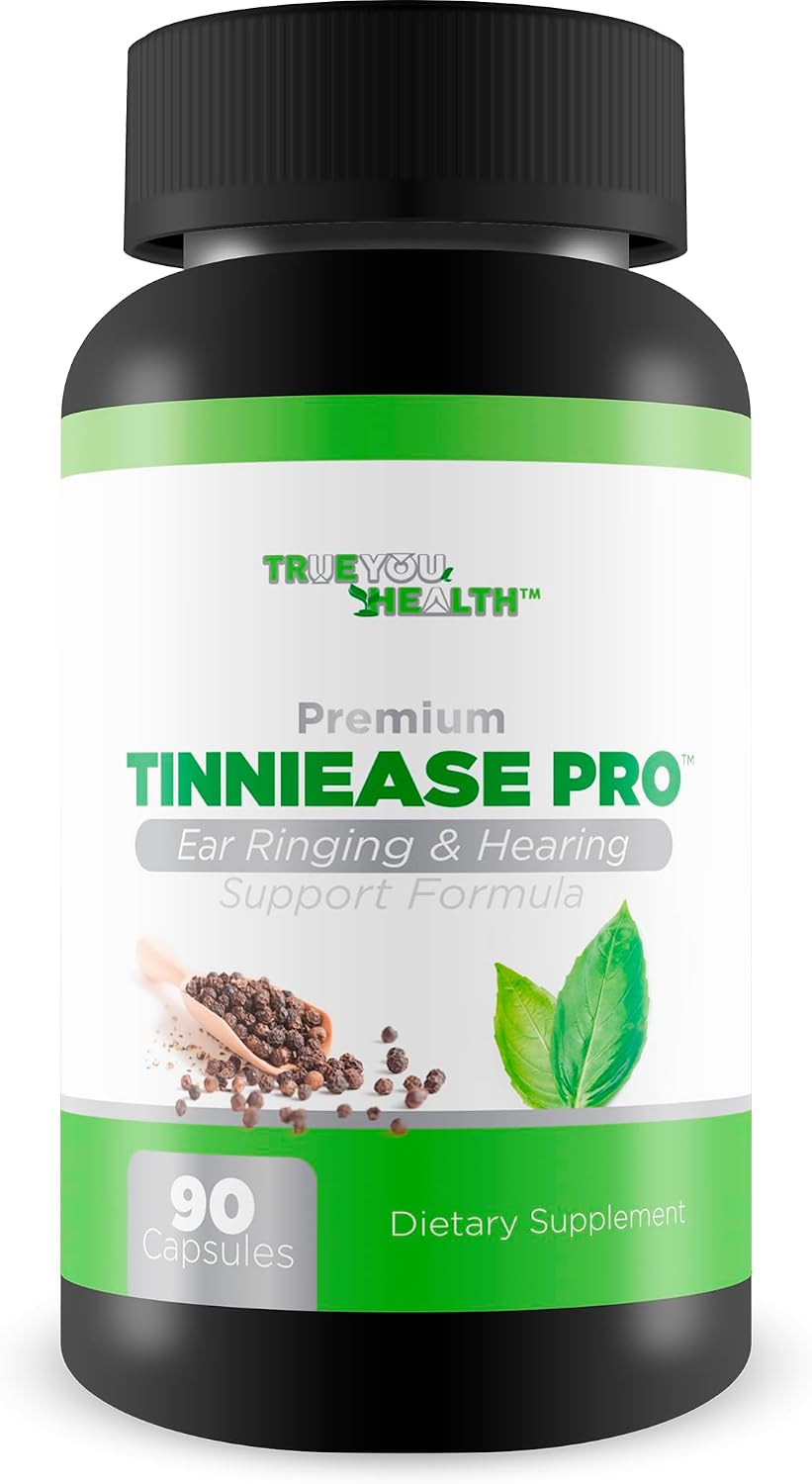 Tinniease Pro - Fórmula de apoyo para el zumbido en los oídos y la salud auditiva