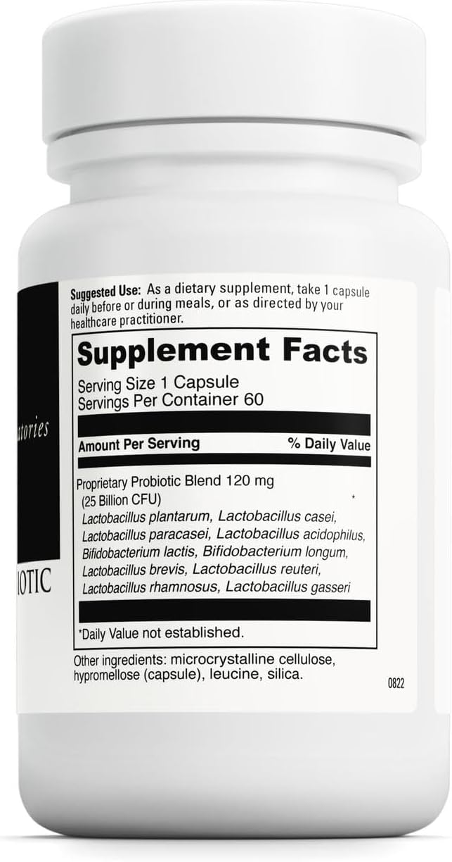 DAVINCI Labs - Daily Best Probiotic - Complemento alimenticio - Vegano - Sin gluten - 60 cápsulas