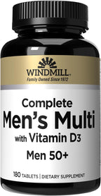 Windmill Natural Vitamins Men’s Multi 50+ - 180 Comprimidos