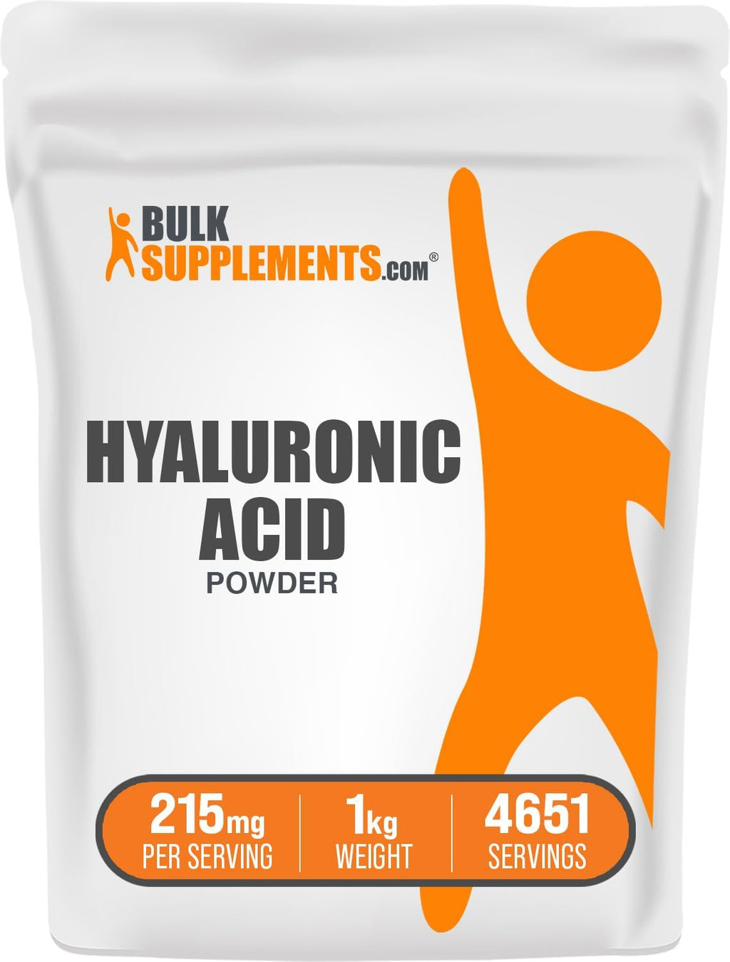 Hyaluronic Acid Powder - Sodium Hyaluronate, 215mg, 250g