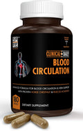 Clinical Daily Suplemento para la Circulación Sanguínea con Butcher's Broom, Horse Chestnut, Hawthorn, Cayena, Arginina, Diosmina - 180 Cápsulas