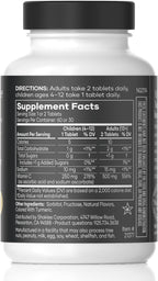 Shaklee - Chewable Vita-C 250mg - Apoyo Celular y Refuerzo Inmunitario - Comprimidos Masticables Sabor Limón - 60 Comprimidos