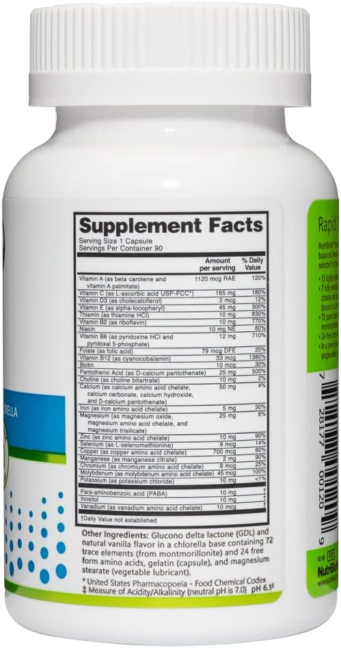 NutriBiotic Multivitaminas y Minerales, 90 Cápsulas