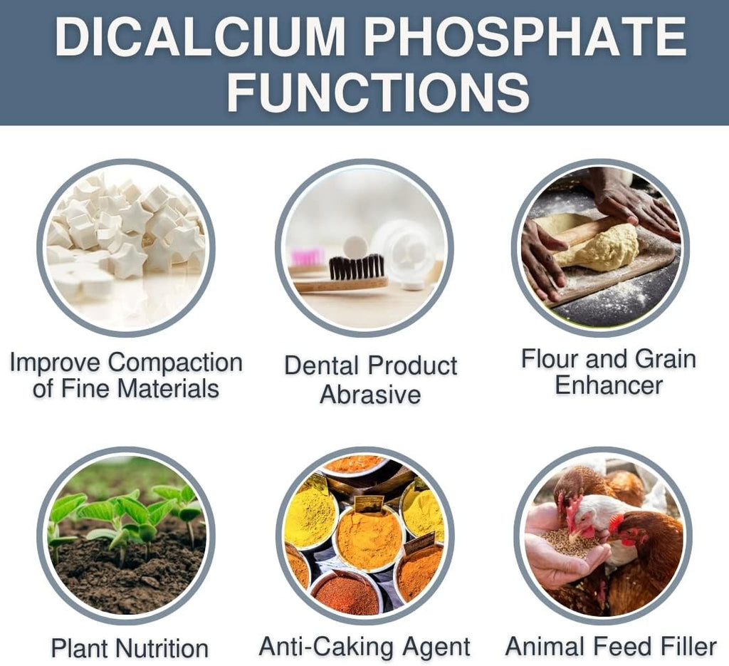 Polvo de Fosfato Dicálcico Anhidro DCP - 25 kg - Excipiente Antiaglomerante y Coadyuvante de Flujo para Comprimidos y Cápsulas