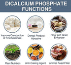 Fosfato Dicálcico Anhidro (DCP) en Polvo - 25 kg - Excipiente Alimentario y Antiaglomerante