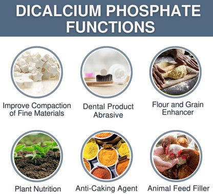 Fosfato Dicálcico Anhidro (DCP) en Polvo - 25 kg - Excipiente Alimentario y Antiaglomerante – Image 4