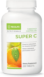 NeoLife Super C - Vitamina C con Bioflavonoides y Extractos Vegetales - 200 Comprimidos