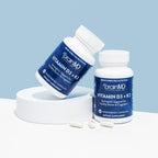 BRAINMD Vitamina D3 + K2, 60 Cápsulas – Apoyo Sinérgico para Huesos y Cognición