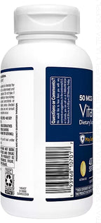 Members Mark Vitamina D3 2000 UI (50 mcg) - 400 Cápsulas Blandas