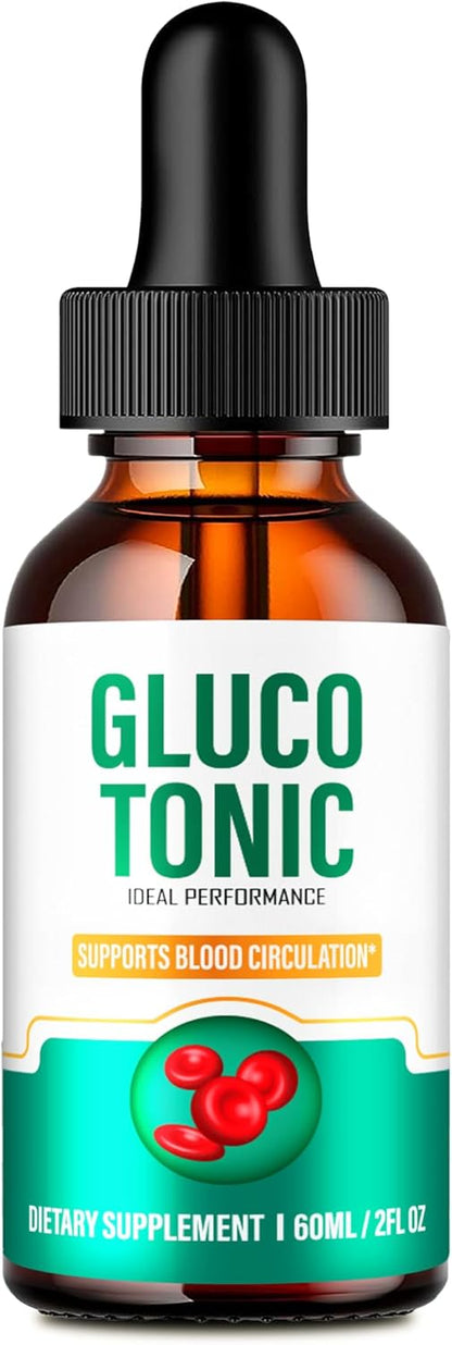 Gluco Tonic Drops - Fórmula Líquida de Apoyo Sanguíneo, Alta Potencia, 1 Pack – Image 1