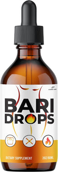 Bari Drops Supplement, Máxima Potencia, Extracto Líquido de Vitaminas para Hombres y Mujeres, 60 ml, Suministro para 1 Mes