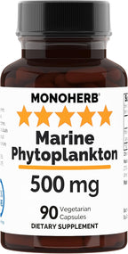 MONOHERB Fitoplancton Marino 500 mg – 90 Cápsulas Vegetales