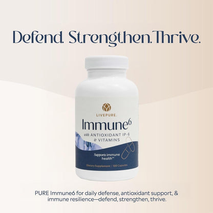 PURE Immune6 - Suplemento Inmunológico con – Forma de presentación: Las cápsulas son cómodas y permiten una – Image 6
