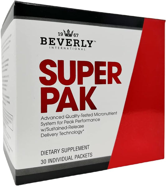 Beverly International Super Pack - 30 Packs - Multivitamínico de Alta Potencia para Deportistas