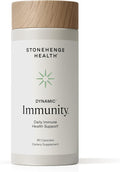 Stonehenge Health Dynamic Immunity - Suplemento Inmunitario 10 en 1 con Saúco, Equinácea, Zinc, Vitamina C y Probiótico - 60 Cápsulas