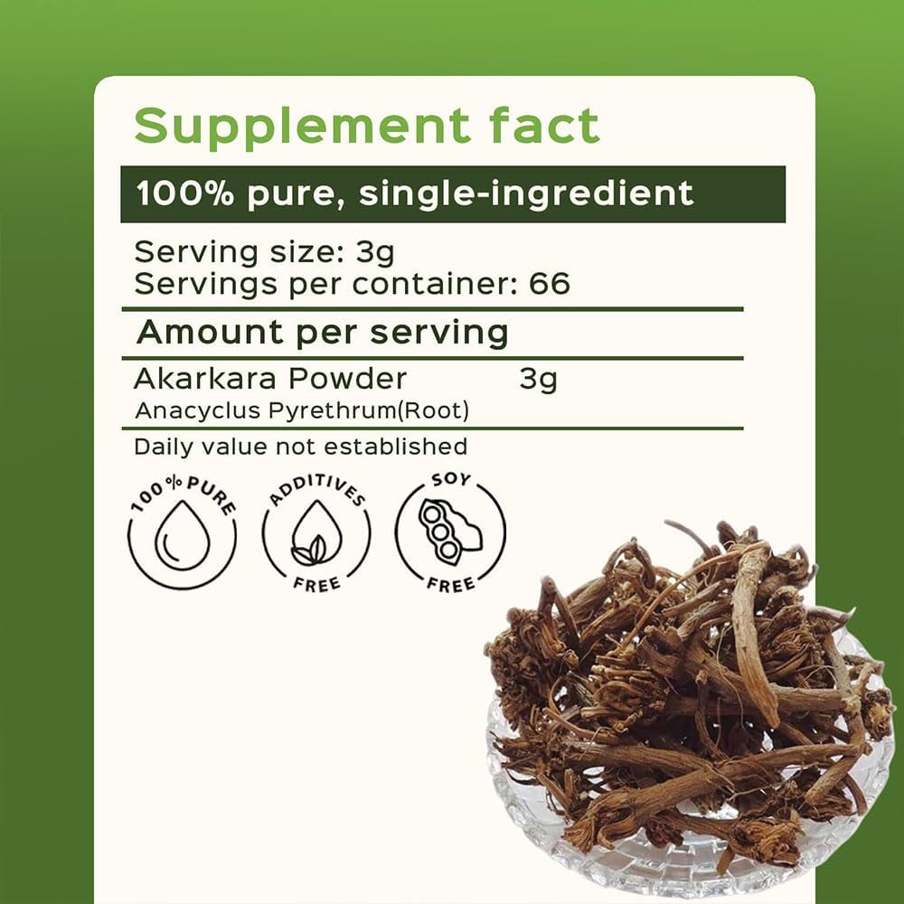 bixa BOTANICAL Pellitory Root Powder (Anacyclus pyrethrum) - 200g