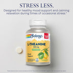 Solaray L-Teanina 200mg + Vitamina B6, 75 Comprimidos Masticables
