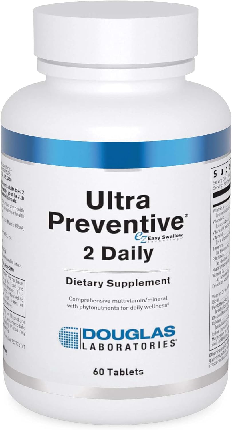 Douglas Laboratories Ultra Preventive 2 Daily - Multivitamínico y Mineral - 60 Comprimidos