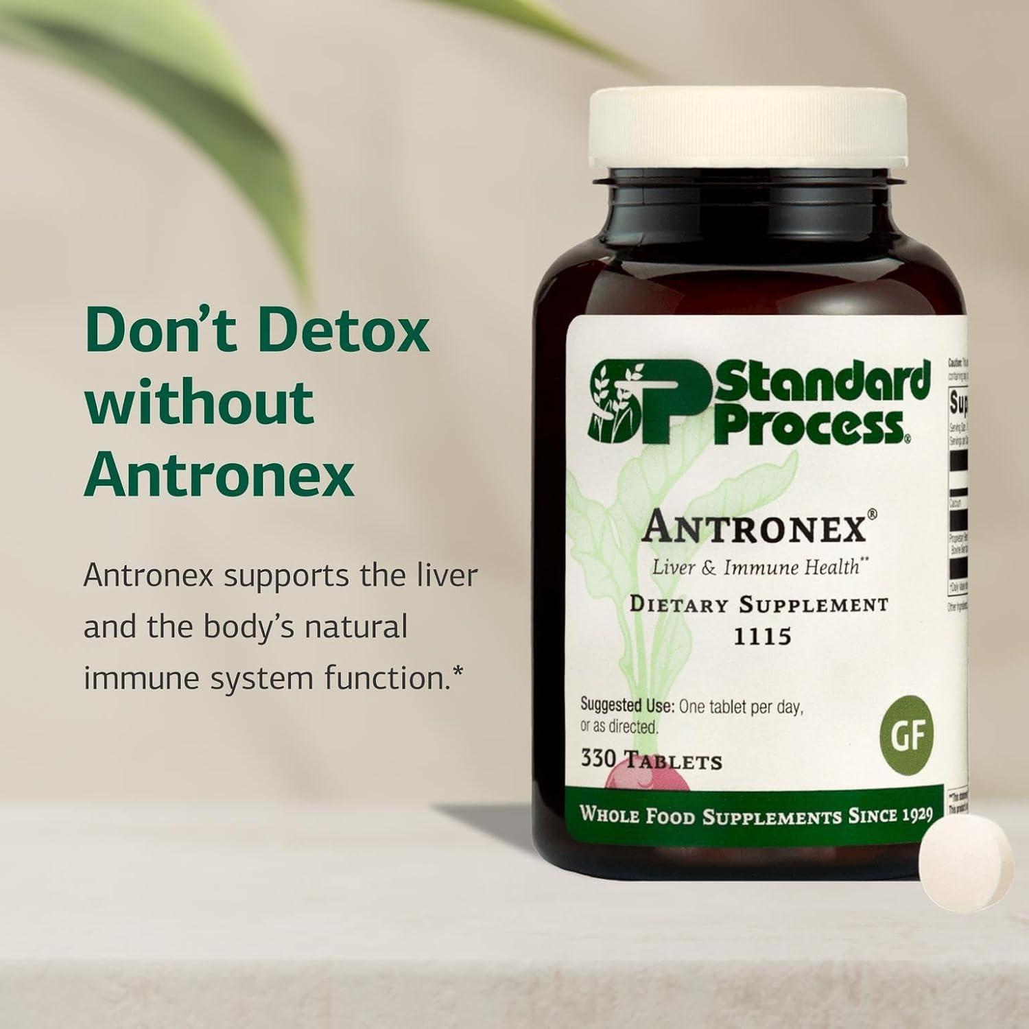 Standard Process Antronex - Suplemento Hepático e Inmunológico - 330 Comprimidos
