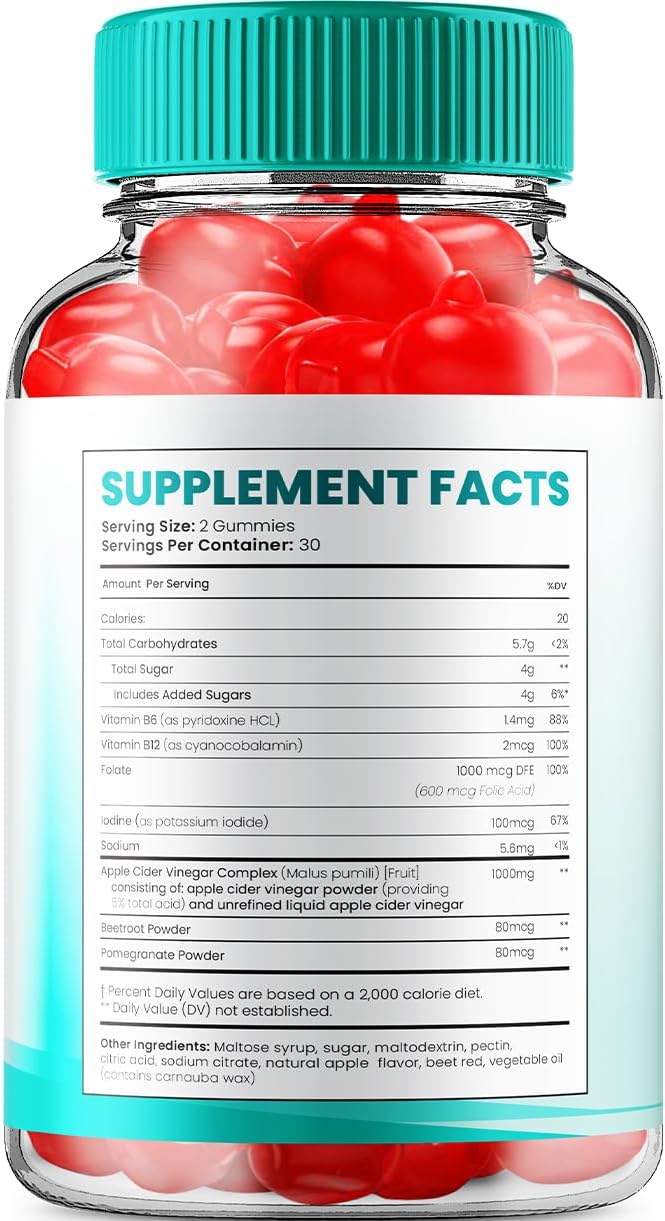 Keto Purity ACV Gummies (60 gominolas)
