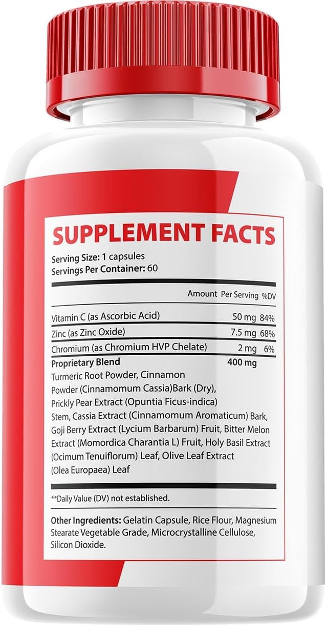 Glyco Prime Capsules – GlycoPrime Advanced Supplement, All Natural Formula to Maintain Healthy Levels, Maximum Strength, Reviews (5 Pack - 300 Capsules)