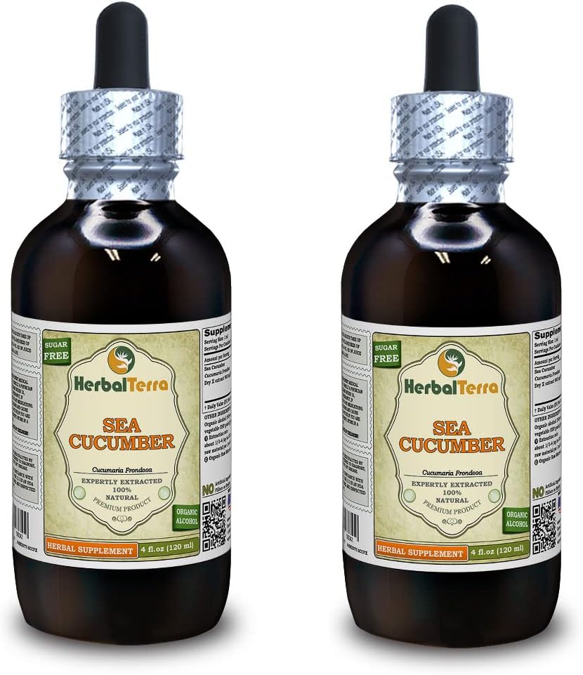 Sea Cucumber (Cucumaria Frondosa) Glicerita, Extracto Líquido Sin Alcohol 60 ml