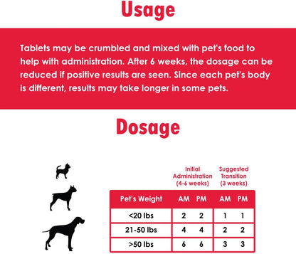 Derm Tabs Regular Strength para Perros - Apoyo para la Piel y el Pelaje - 120 Comprimidos Masticables – Image 7