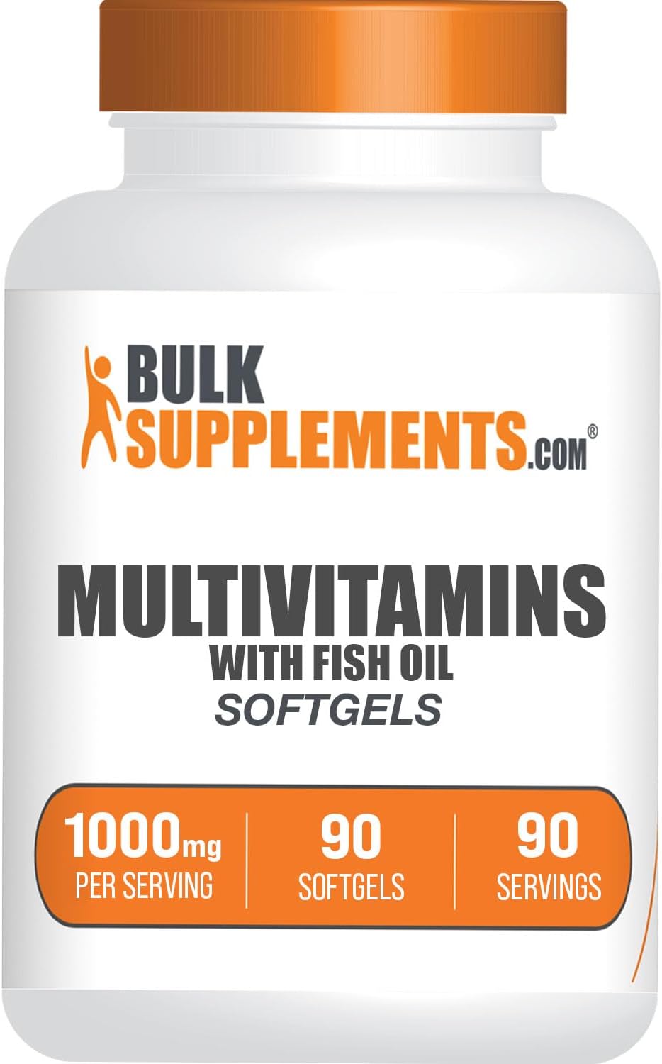 Multivitamínico Softgels con Aceite de Pescado - Suplemento Multivitamínico y Multimineral para Adultos - Sin Gluten - 90 Softgels