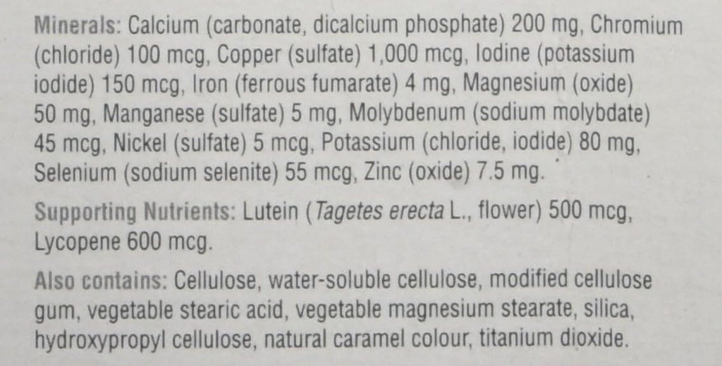 Jamieson Multi 100% Complete - Multivitamínico para Adultos 50+ - 90 Comprimidos