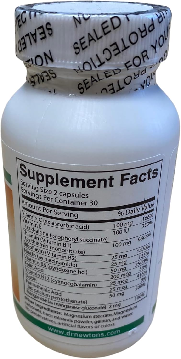 Vital B100 Complejo de Vitaminas B, 60 Cápsulas