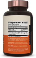 Live Conscious Vitamina K2 MK7 con D3 5000 UI - Pack de 2