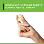DAVINCI Labs Aller-DMG Masticable - Apoyo Inmunitario y Respiratorio - Sabor a Naranja Cremosa - 120 Comprimidos Vegetarianos (60 Dosis)