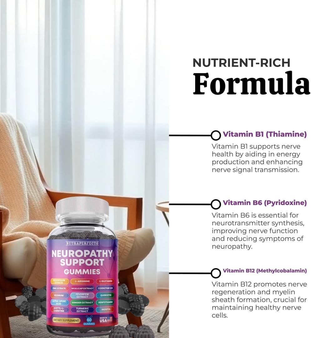 NutraPerfecto Gominolas Sin Azúcar para Apoyo Nervioso
